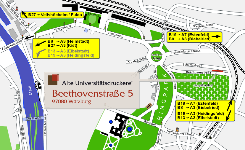 Alte Universitätsdruckerei in Würzburg