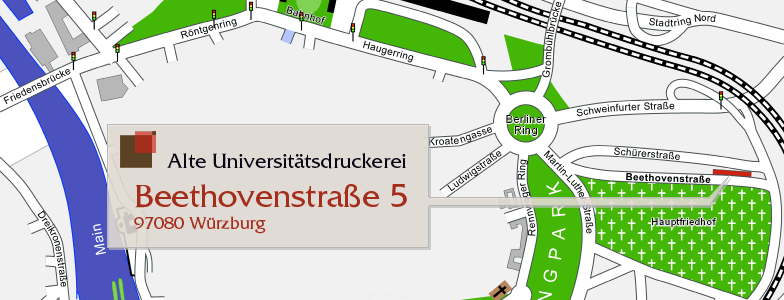 Alte Universitätsdruckerei in Würzburg