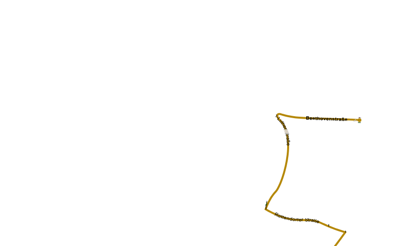 Zur Alten Universitätsdruckerei in Würzburg aus Richtung Frankfurt